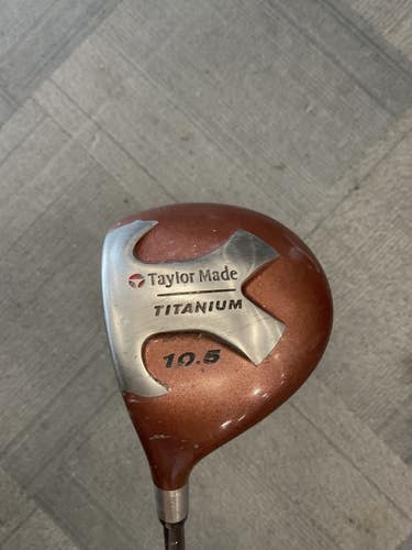 Used Taylormade TITANIUM BUBBLE SHAFT Mens Driver LH 10.5 Degree 11614-S000244234