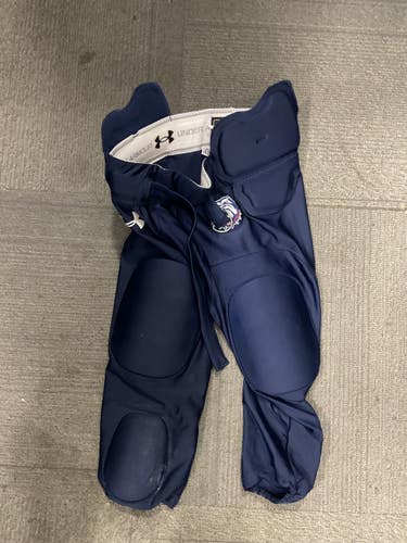 Used Under Armour Youth FB Integrated Pants Navy Blue XL 11614-S000244228