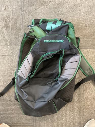Used Demarini BB/SB 2 BAT BACKPACK BB/SB Player Backpack Green 11614-S000244201