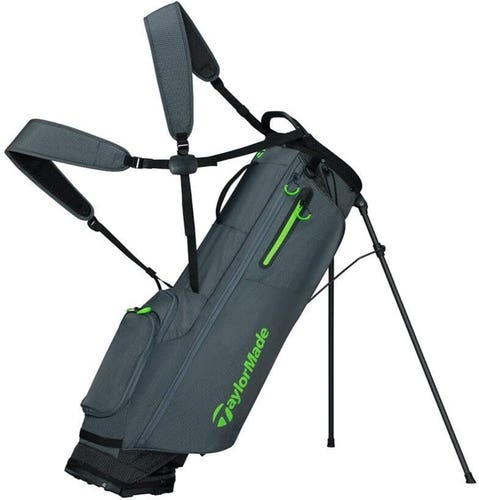 NEW 2026 TaylorMade Flextech Superlite Grey/Neon Green 4 Way Stand/Carry Golf