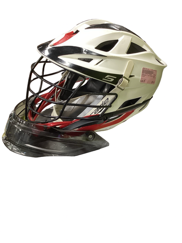 Used Cascade S Lacrosse Helmet White SM 11613-S000190160