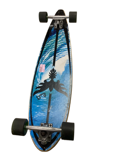 Used YOCAHER PUNKED TSUNAMI PINTAIL Longboard Royal Blue Long 11613-S000190043