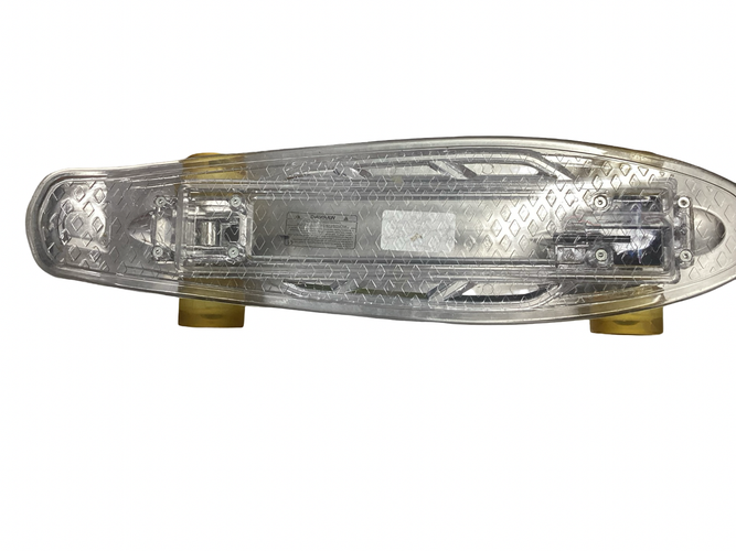 Used CLEAR LIGHT UP SKATEBOARD Complete Skateboard Clear Regular 11613-S000190009