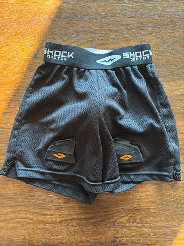 Youth Small Shock Doctor (New) Mesh Velcro Cup Shorts
