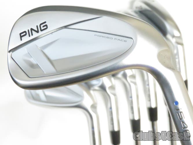 PING i540 Irons Blue Dot NS PRO Modus3 Tour115 Stiff 5-P+Uw +1/2" TAll Shop Wear
