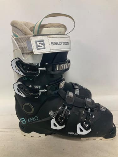 Used Salomon XPRO S Womens DH Ski Boot Black 240 MP - J06 - W07 11823-S000041871