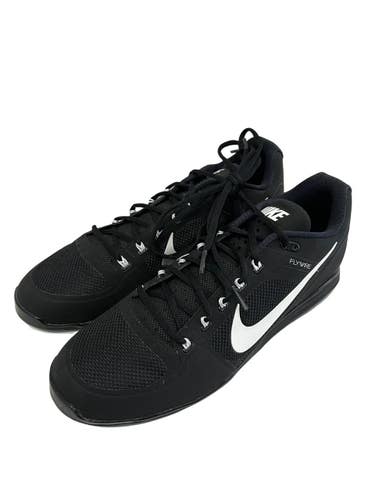 Used Nike Air Max Coop Mens 11.5 Baseball Metal Cleats Black  11692-S000157488