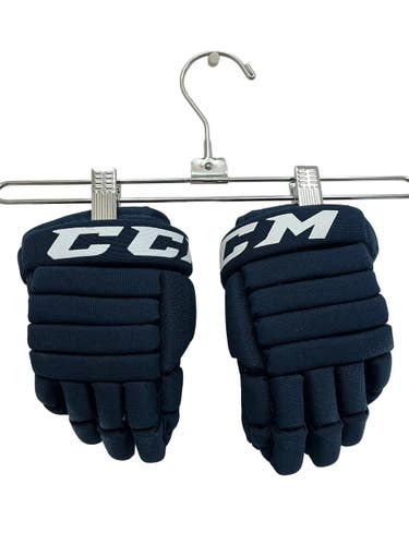 Used CCM LTP Youth 9" Hockey Gloves Navy Blue  11692-S000157469