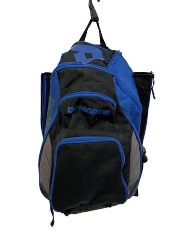 Used Demarini Voodoo BB/SB Player Backpack Black And Royal Blue 11692-S000157463