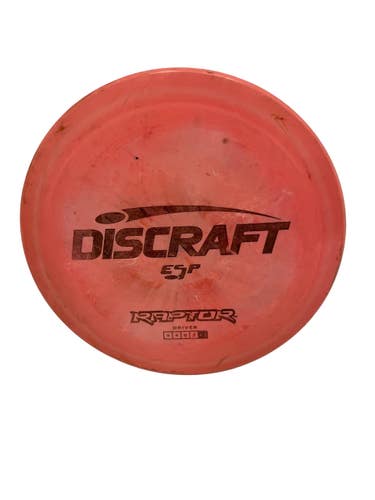 Used Discraft ESP Raptor 174g Disc Golf Driver Pink  11692-S000157437