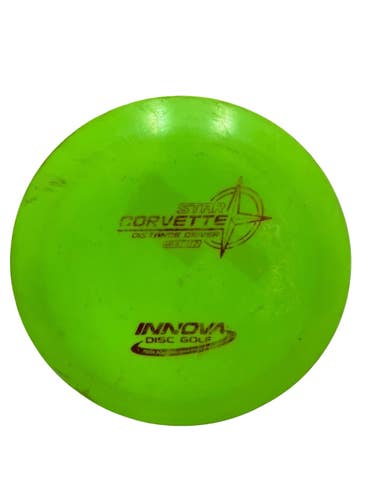 Used Innova Star Corvette 170g Disc Golf Driver Neon Green 11692-S000157433