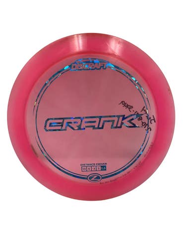 Used Discraft Z Crank 172g Disc Golf Driver Pink  11692-S000157432
