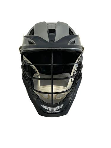 Used Cascade S Adult OSFM Lacrosse Helmet Grey 11692-S000157418