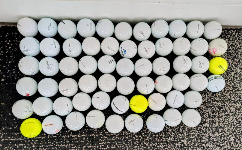 60 prov1 used golf balls.