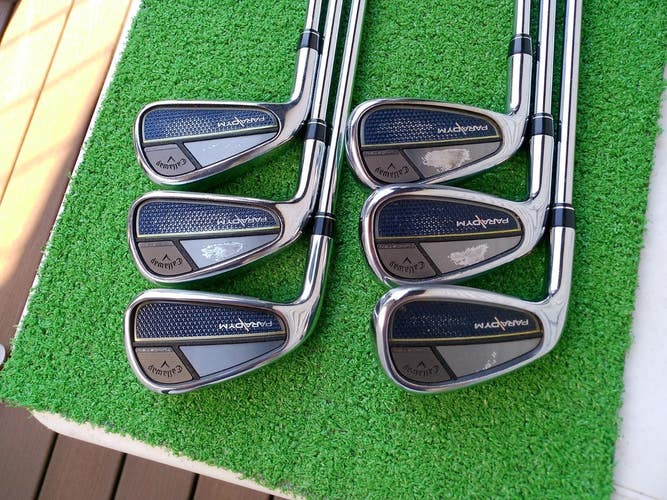 Callaway PARADYM Forged 455 (5i-PW) Iron Set w/ ELEVATE 95g Regular Flex Shafts