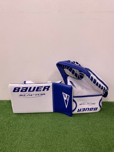 Intermediate Bauer Reactor R5 Pro Goalie Glove & Blocker | Regular (New)