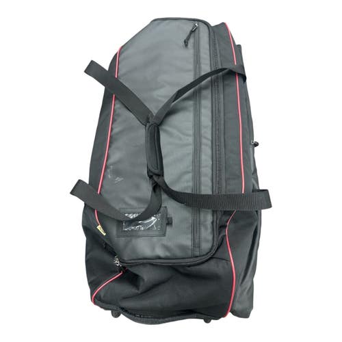 Used All Star ROLLER BAG BB/SB Player Wheeled Bag Black And Red 11835-S000212694