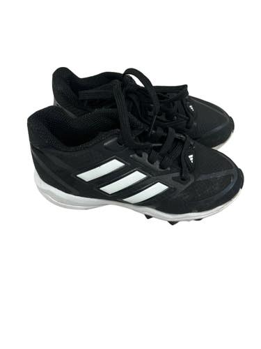 Used Adidas ICON 8 BB/SB Cleats Black Youth 11.0 11692-S000157331