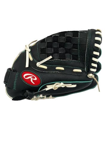 Used Rawlings WFP115MT RH Throw Fastpitch Gloves Black 11 1/2" 11692-S000157372