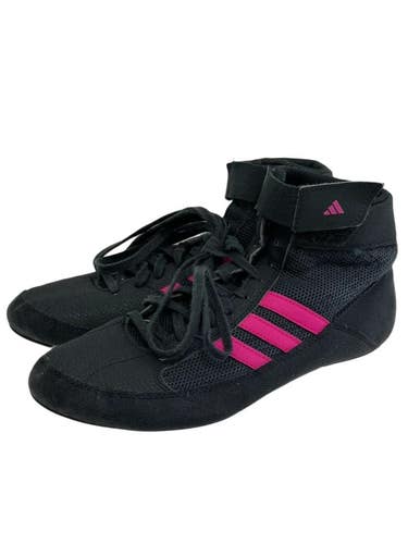 Used Adidas HVC Wrestling Shoes Grey Senior 7.5 11692-S000157398