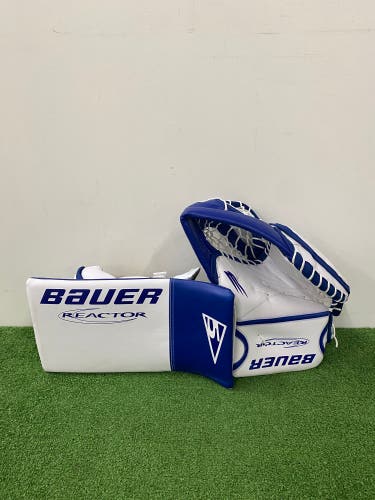 Intermediate Bauer Reactor R5 Pro Goalie Glove & Blocker Set | Regular (New)