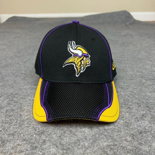 Minnesota Vikings Mens Hat Small Flex Black Yellow New Era Football Cap Sports