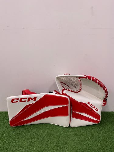 Intermediate CCM Axis F9 Goalie Glove & Blocker Set | Regular (New)