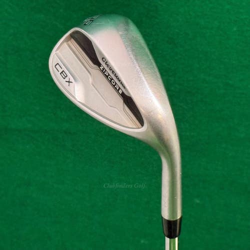 Cleveland CBX Zipcore Satin Chrome 56-12 56 Sand Wedge NS Pro Zelos 8 Stiff