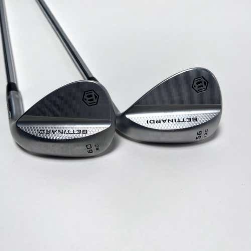 Bettinardi HLX 5.0 Chrome Wedge Set 56* 12 | 60* 8 KBS Hi-Rev 2.0 Stiff RH NEW