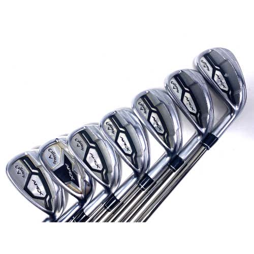 Callaway Apex CF 16 Iron Set 4-PW UST Mamiya Recoil ES 780 F4 Stiff RH
