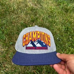 Gray Adult Unisex One Size Fits All Lacrosse Hat (New)