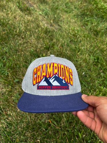 Gray Adult Unisex One Size Fits All Lacrosse Hat (New)