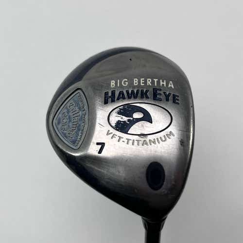 Callaway Hawkeye VFT 7 Fairway Wood 21* Big Bertha Gems 50 Ladies RH