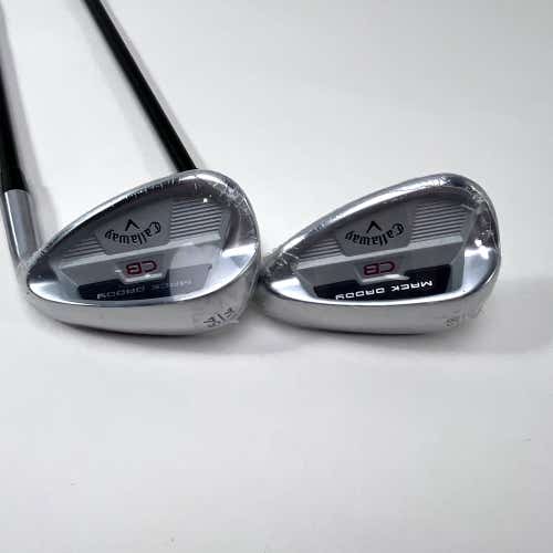 Callaway Mack Daddy CB Wedge Set 54* 14 | 58* 12 KBS Hi-Rev G 80g Stiff RH NEW