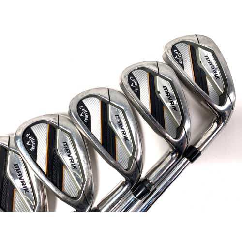 Callaway Mavrik Iron Set 5-PW+AW True Temper Elevate MPH 95g Stiff RH +1''