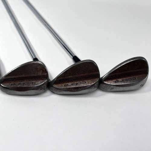 Cobra King Raw 2025 Wedge Set 52* 8 | 56* 10 | 60* 7 TT DG S400 132g Stiff RH