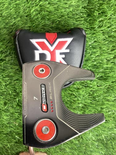 Odyssey O Works 7 Black Lefthanded LH Putter 34.5  VGC