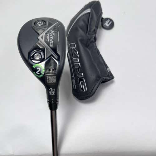 Cobra King Tec 2025 4 Hybrid 22* UST Mamiya Recoil ESX 460 F2 Senior RH