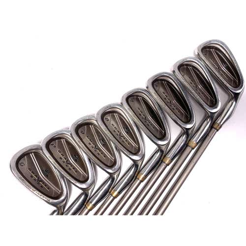Cobra Gravity Back Iron Set 4-PW+SW Ladies Graphite Womens RH Undersize Grips