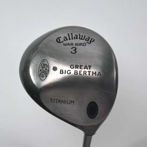 Callaway Original Great Big Bertha 3 Fairway Wood 15* BB UL Firm RH