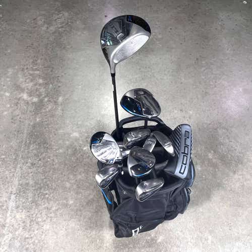 Cobra Air X Club Set Driver 3W 4H-5H 6-PW SW Putter Ultralite 45g Senior RH +Bag