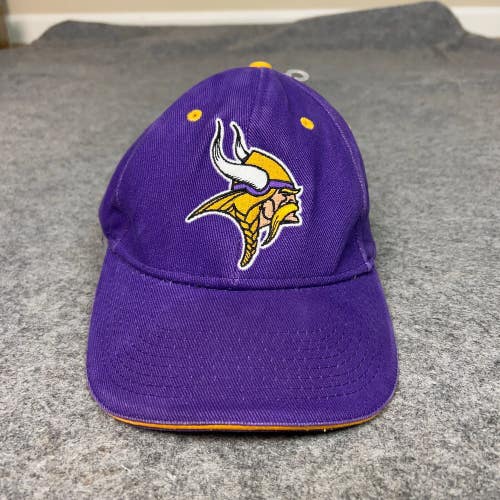 Minnesota Vikings Mens Hat Strap Back Purple Gold Cap Adjustable Football Dad A2