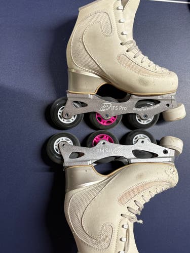 EDEA Ice Fly 225 Figure Skates w/ IFS Pro 3-Wheel Inline Frames – PIC Skate Alternative