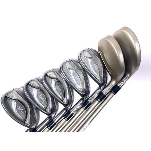 Adams Idea A12 OS Hybrid Iron Set 4H-5H 7-PW+SW Idea Womens Ladies RH