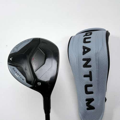 Callaway Quantum Max 9 Fairway Wood 24* Vanquish 4 R2 Senior RH HC
