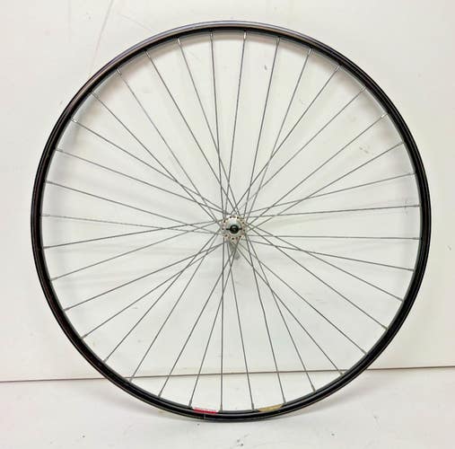 Vintage Trek Matrix Safari 36-Spoke Black Aluminum 700C Front Wheel Maillard Hub