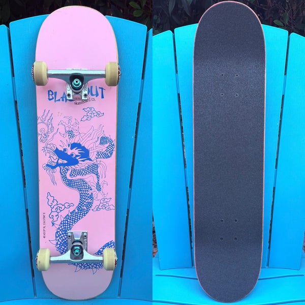 Blackout “Dragon Roll” Complete Skateboard 8.0” x 31.88” Thunder Lite 147 Trucks