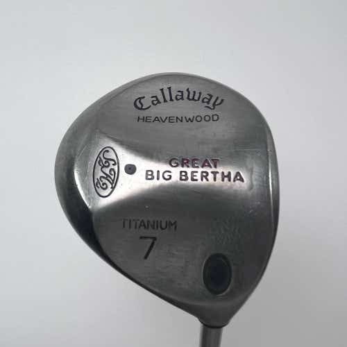 Callaway Original Great Big Bertha 7 Fairway Wood 21* BB UL Senior RH