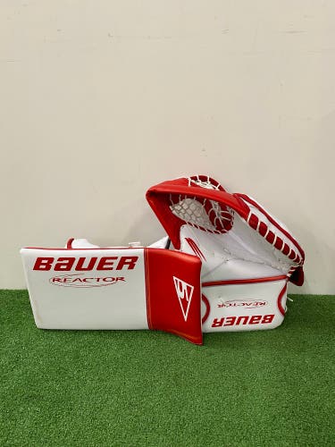 Intermediate Bauer Reactor R5 Pro Goalie Glove & Blocker Set | Regular (New)