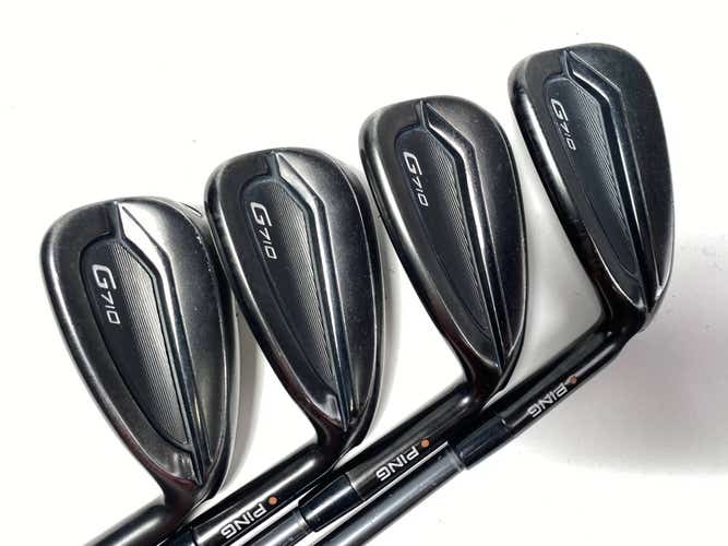 Ping G710 Iron Set 7-PW Orange Dot 2* Flat TFC 80i Lite Senior RH +1''